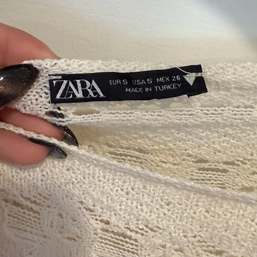 Zara Marching Set: Crochet Knit Top & Shorts Ecru - Picture 7 of 11